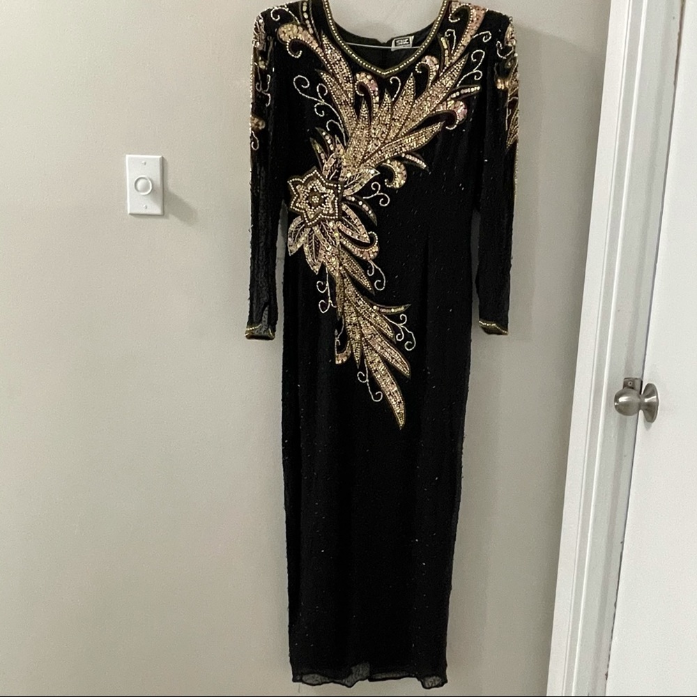 Vintage Embroidered Gown
